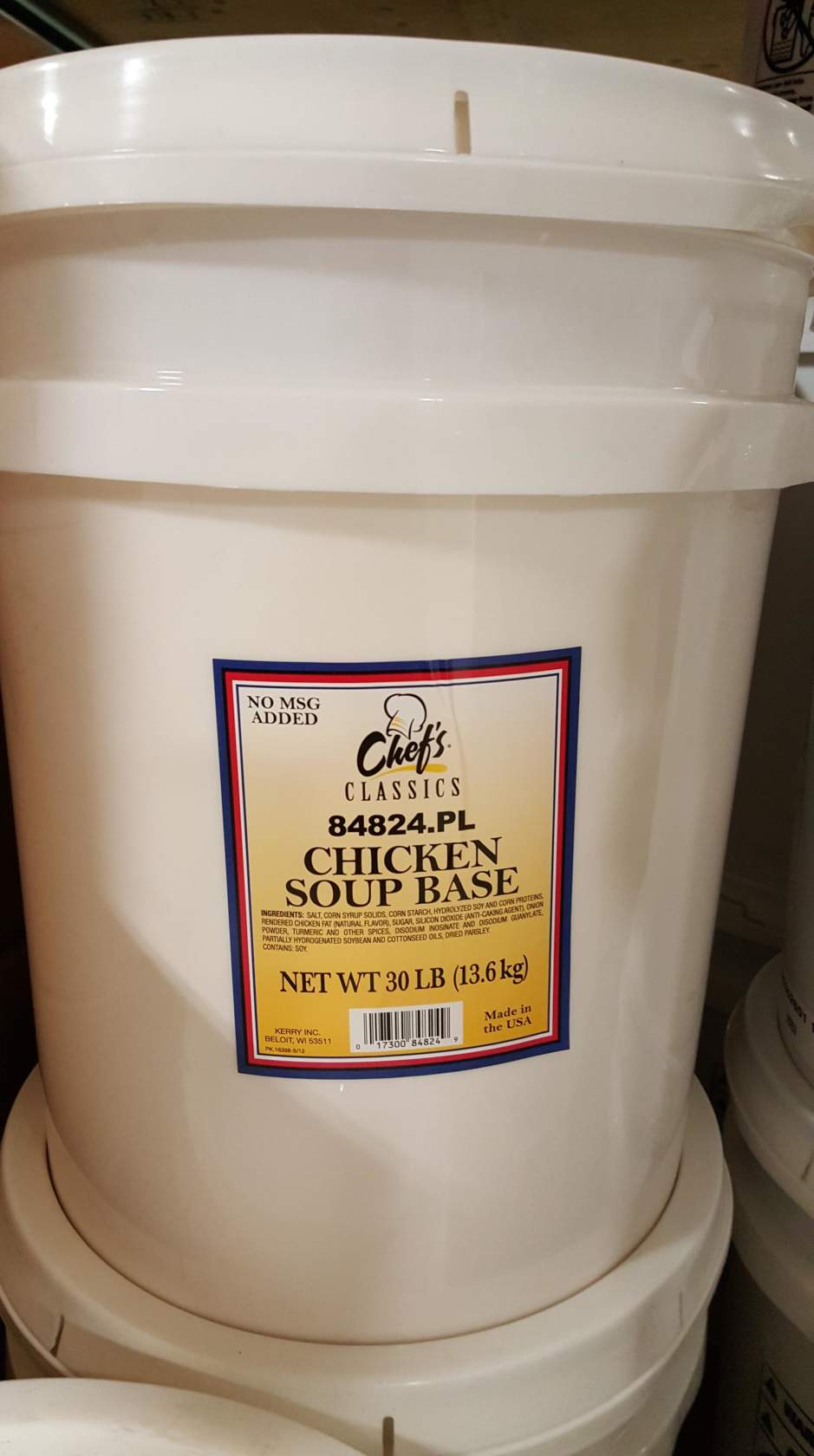 Chicken Soup Base No MSG 30lb - Sold by PACK