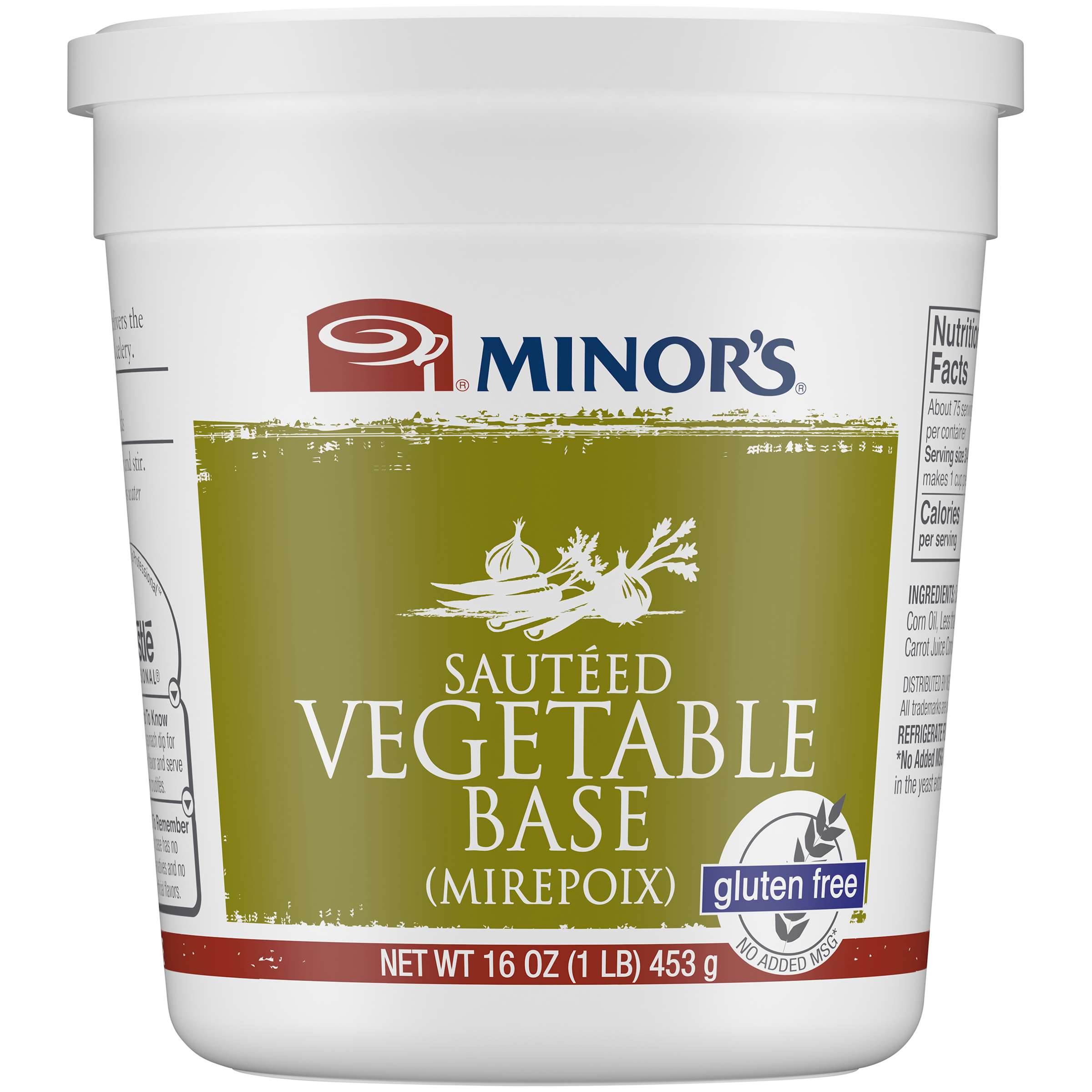 Mirepoix (Vegetable) Base - No MSG GF 6/1lb - Sold by EA