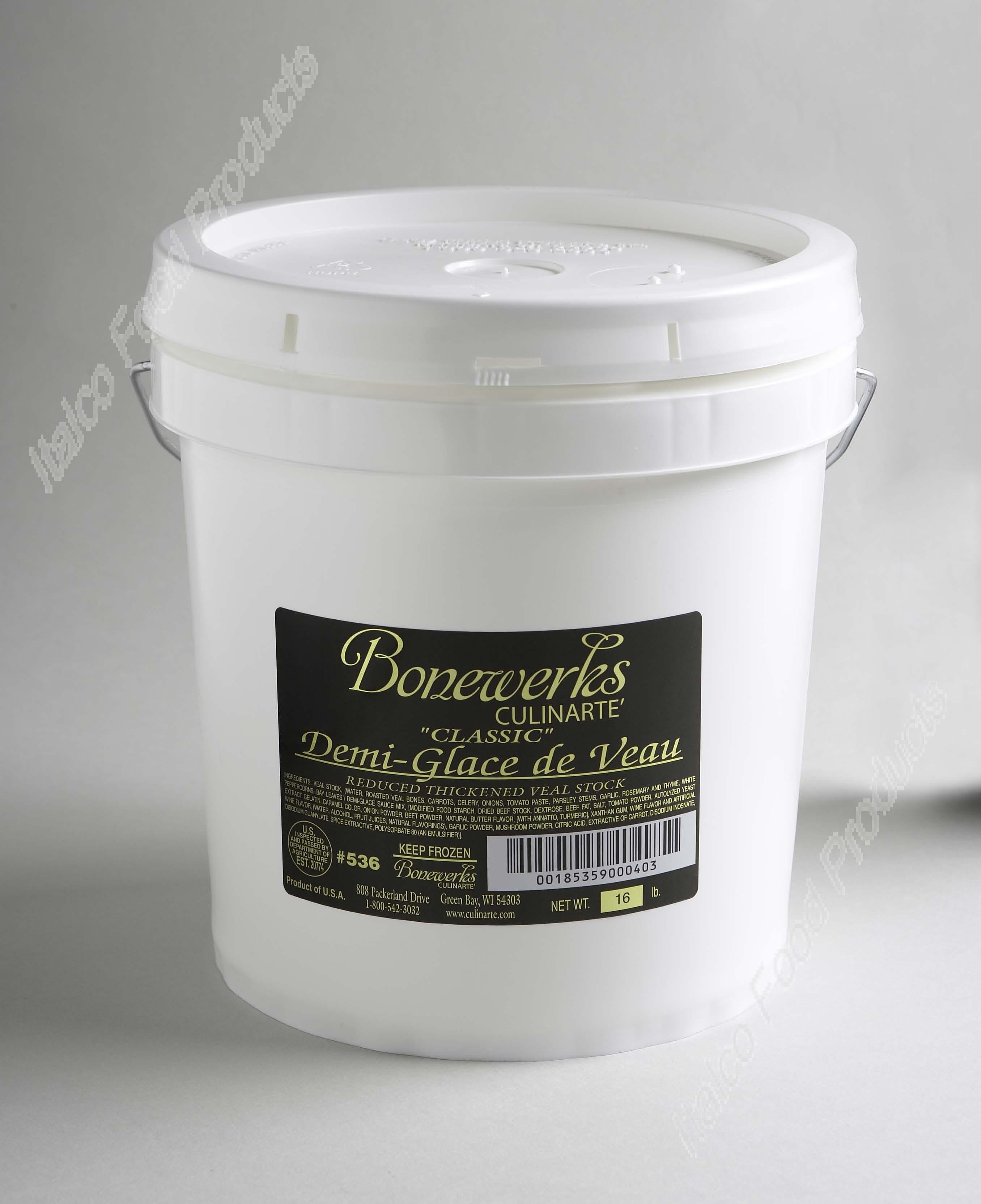 Demi Glace Veal 16lb Pail Boneworks - Sold by PACK