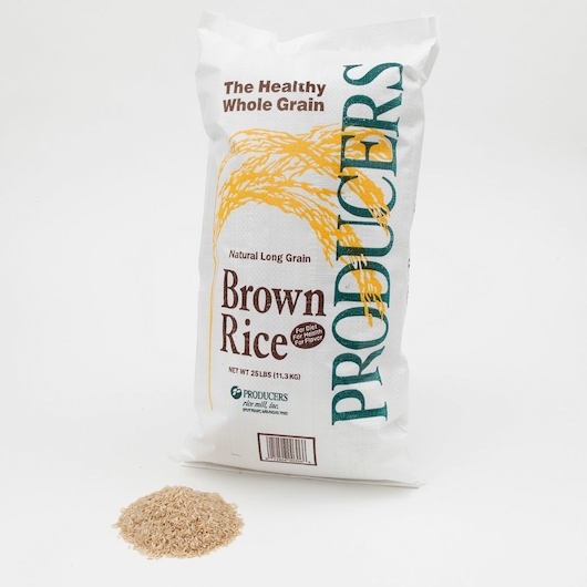 Rice Brown Long Grain 25lb - Sold by PACK