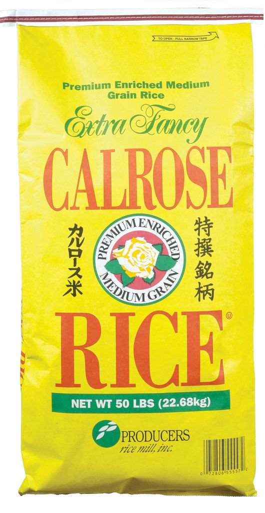 Rice Calrose 50lb - Sold by PACK