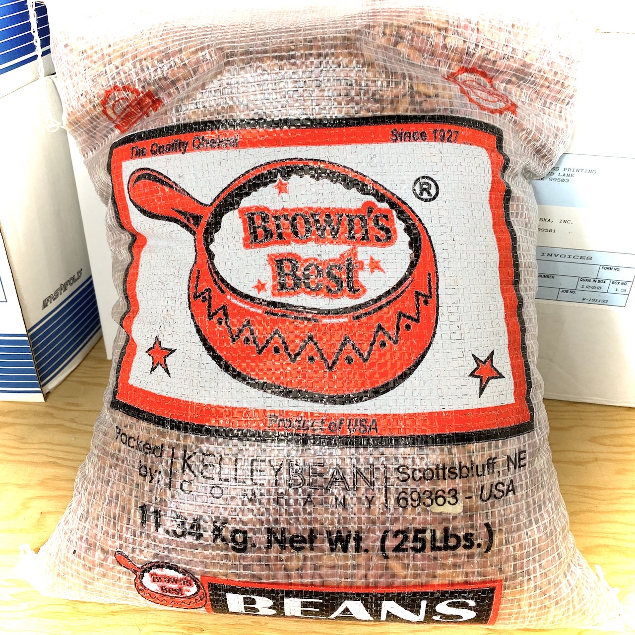 Beans Kidney - LT RED Dry 25lb - Sold by PACK