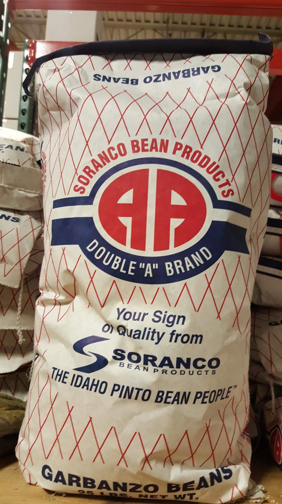 Beans Garbanzo Dry 25lb - Sold by PACK