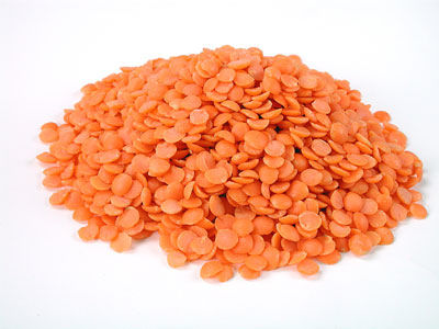 Beans Red Lentils - Dry 25lb - Sold by PACK