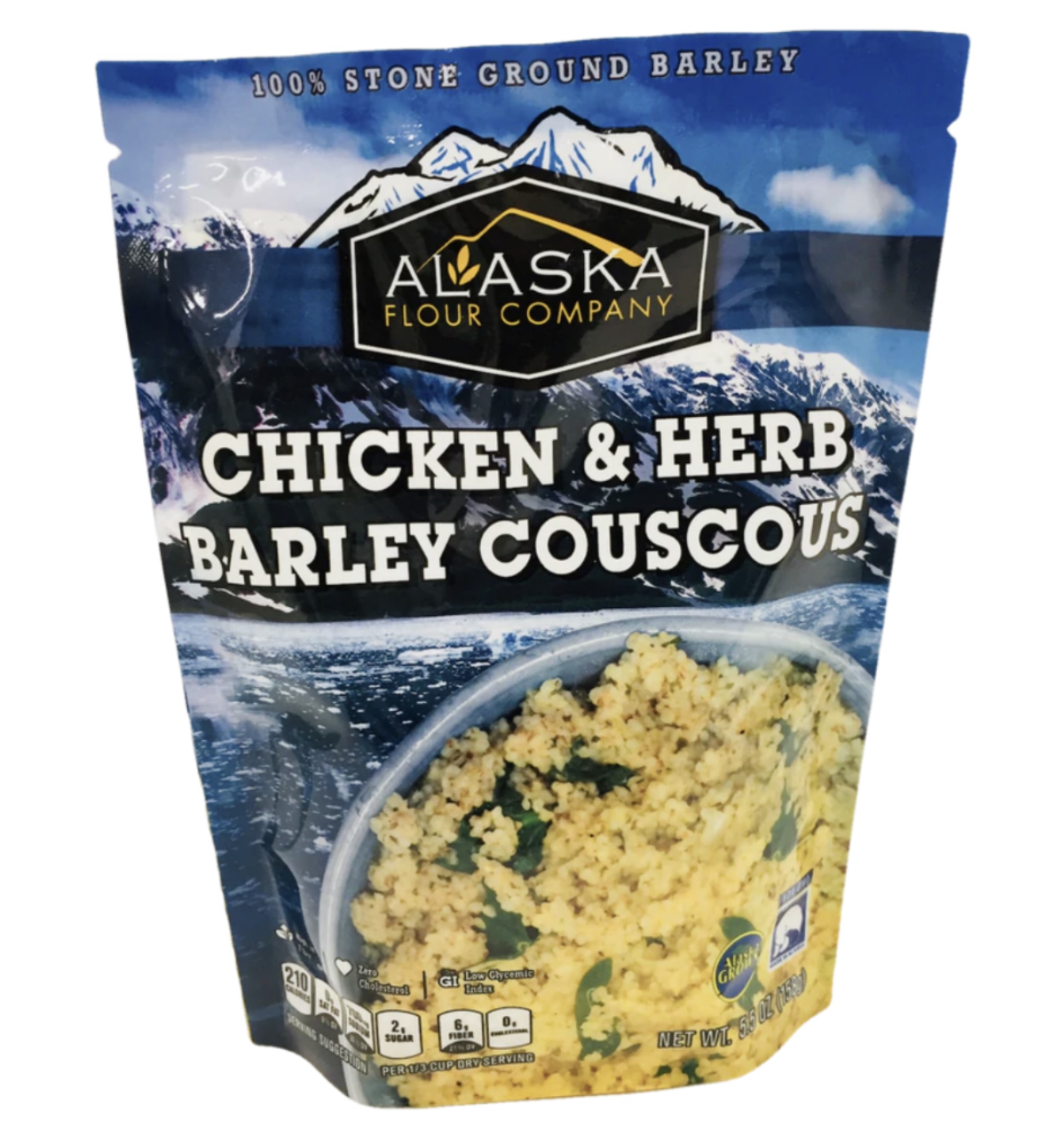 Couscous Barley Chicken and Herb 12/2lb AK Flour Company - Sold by EA