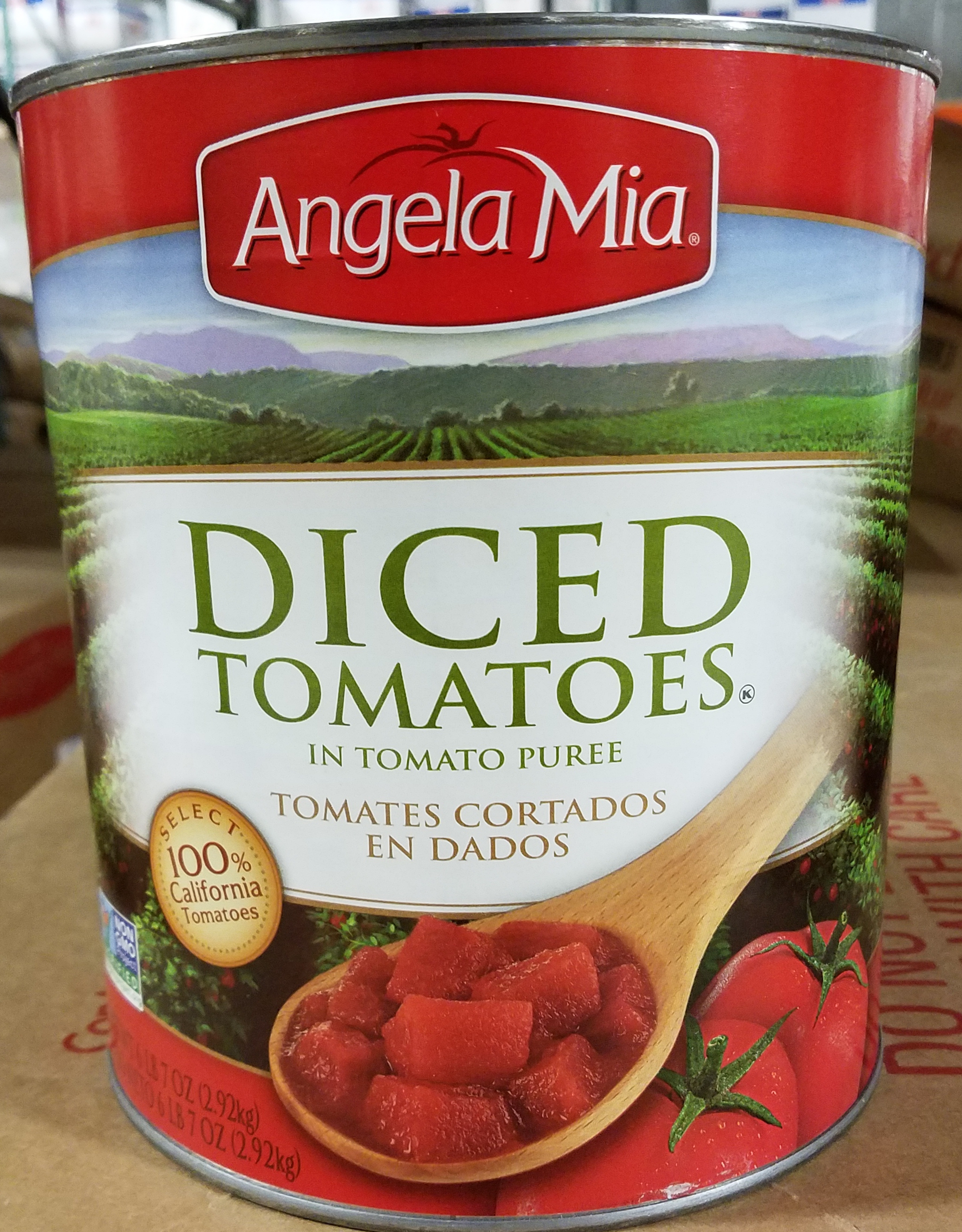 Tomato Diced in Puree 6/#10 - Sold by EA - Click Image to Close