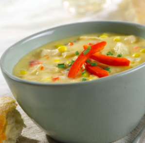 Soup Chicken Corn Chowder 3/4lb Campbell - Sold by PACK