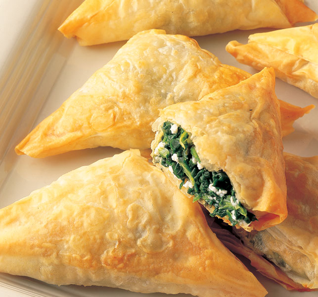 Spanakopita-Spinach & Cheese in filo 2/80ct - Sold by PACK