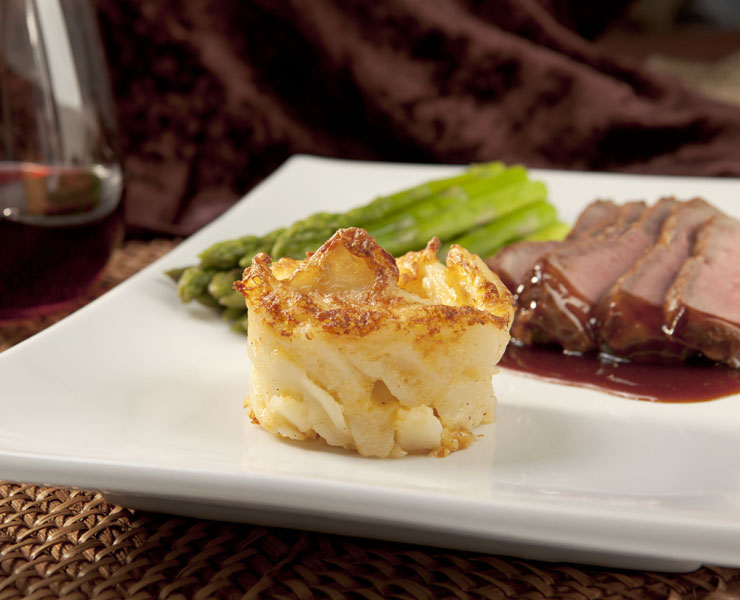 Kabobs Potato Au Gratin Dauphinoise 60/4.15oz (K414) - Sold by PACK