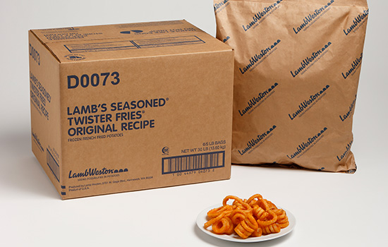 French Fries Twister Orig Recipe D0073 6/5lb - Sold by PACK