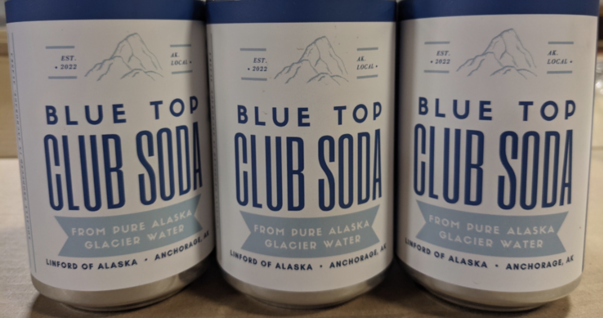 Blue Top Club Soda 24/12oz- Sold by PACK