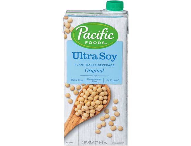Soymilk Ultra Plain Pacific Foods 12/32oz - Sold by PACK