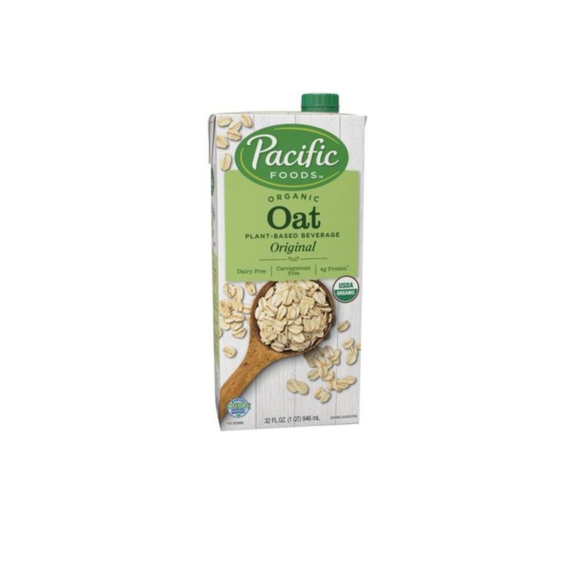 Oat Milk Plain Pacific Foods 12/32oz - Sold by EA