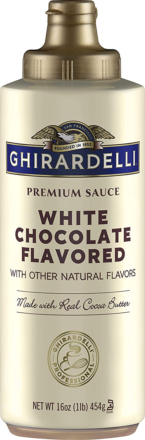 Ghirardelli White Chocolate Sauce 12/16oz (41264) - Sold by EA