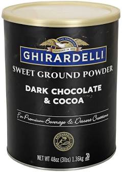 Ghirardelli Sweet Ground Dark Choc & Cocoa 6/3lb - Sold by EA