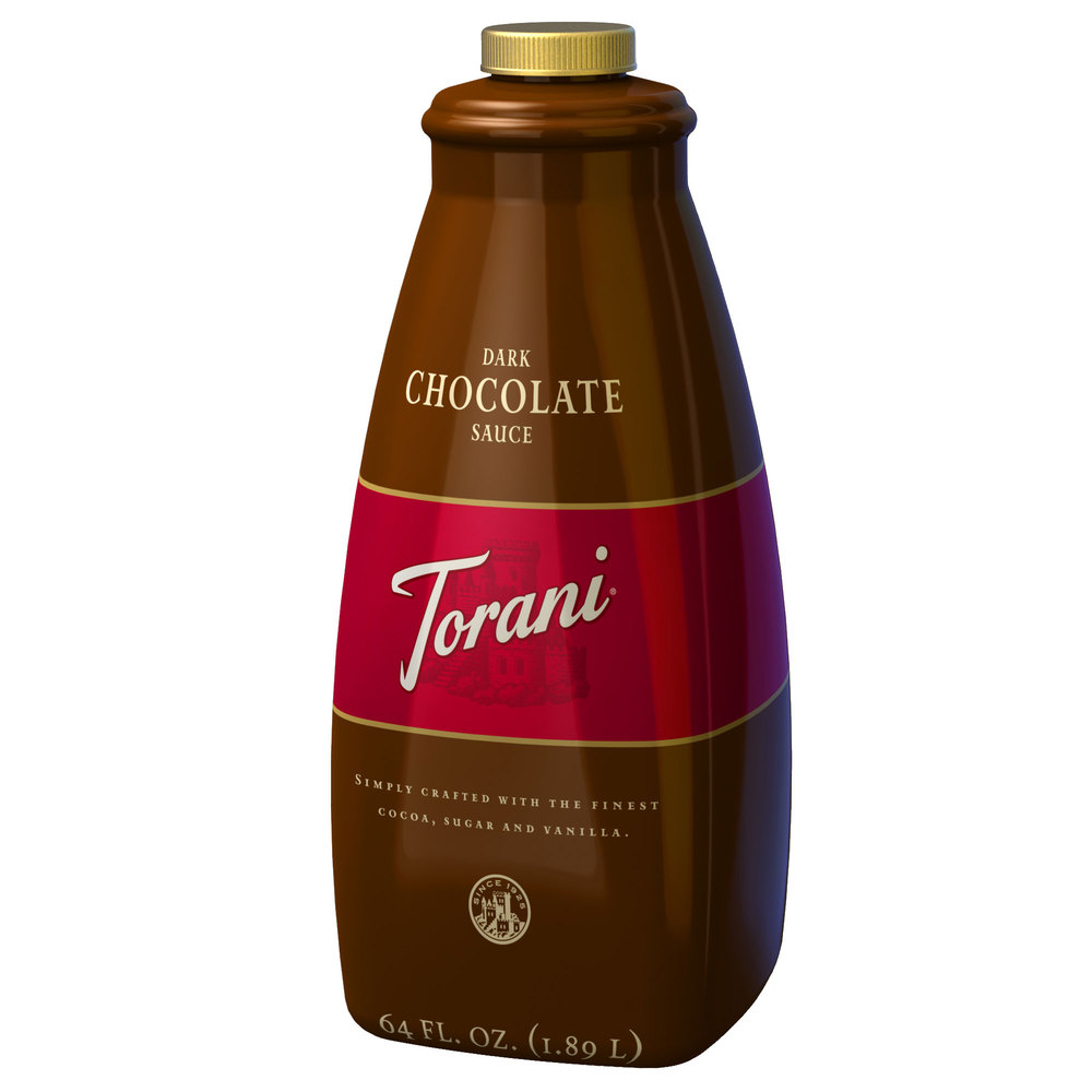 Torani Dark Chocolate Sauce 4/64oz - Sold by EA