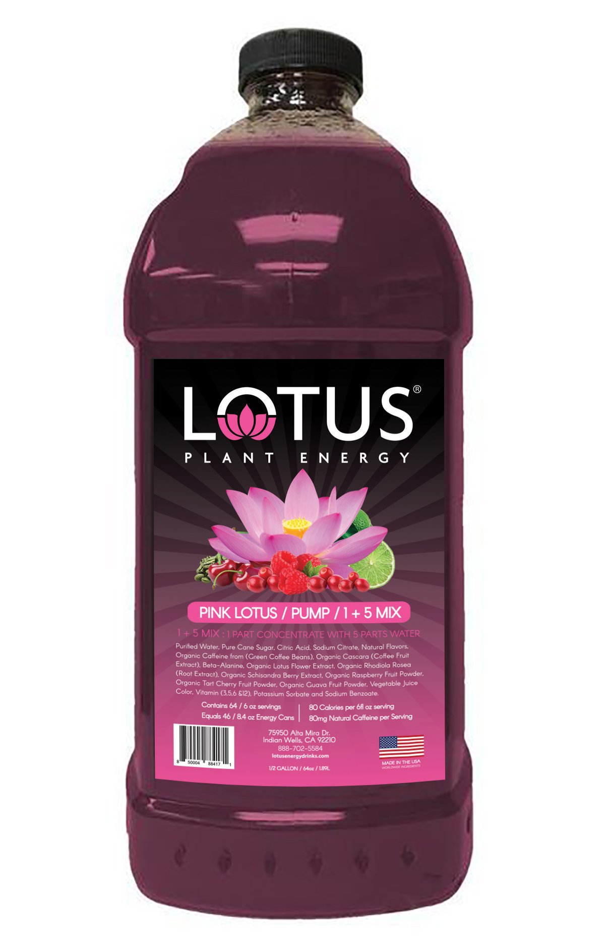 Lotus Pink 6/.5gal Jugs - Sold by EA