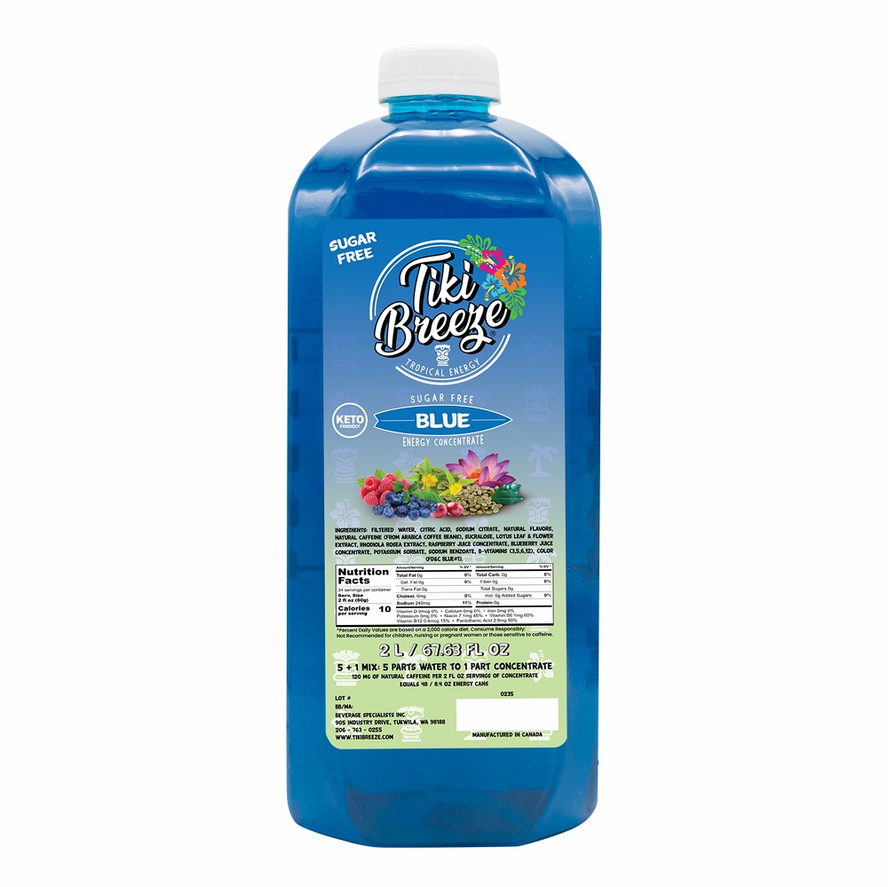 Tiki Breeze Blue SF 6/2 liter Jug - Sold by EA