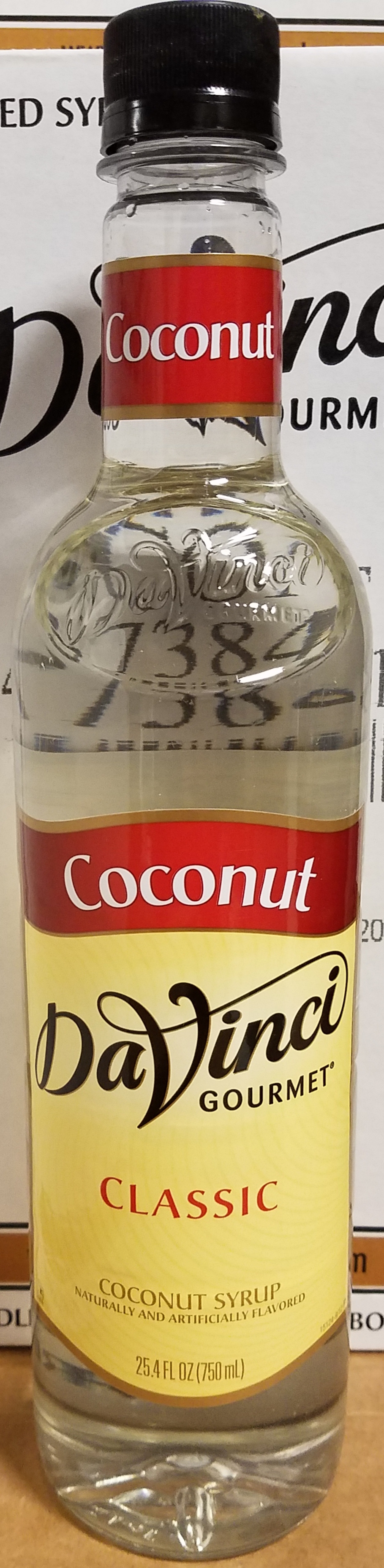 DaVinci Coconut 4/750ml - Sold by EA - Click Image to Close