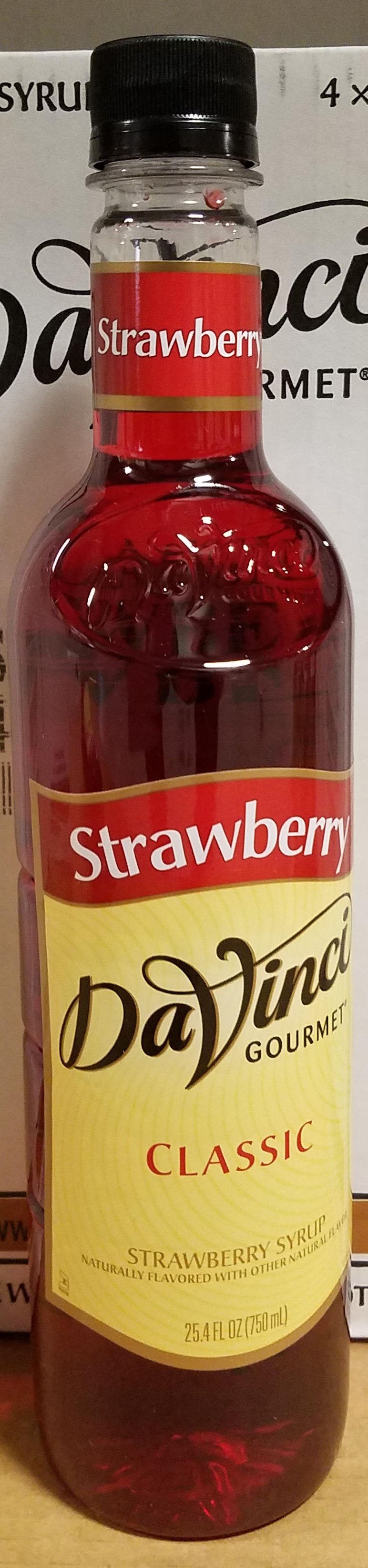 DaVinci Strawberry 4/750ml - Sold by EA