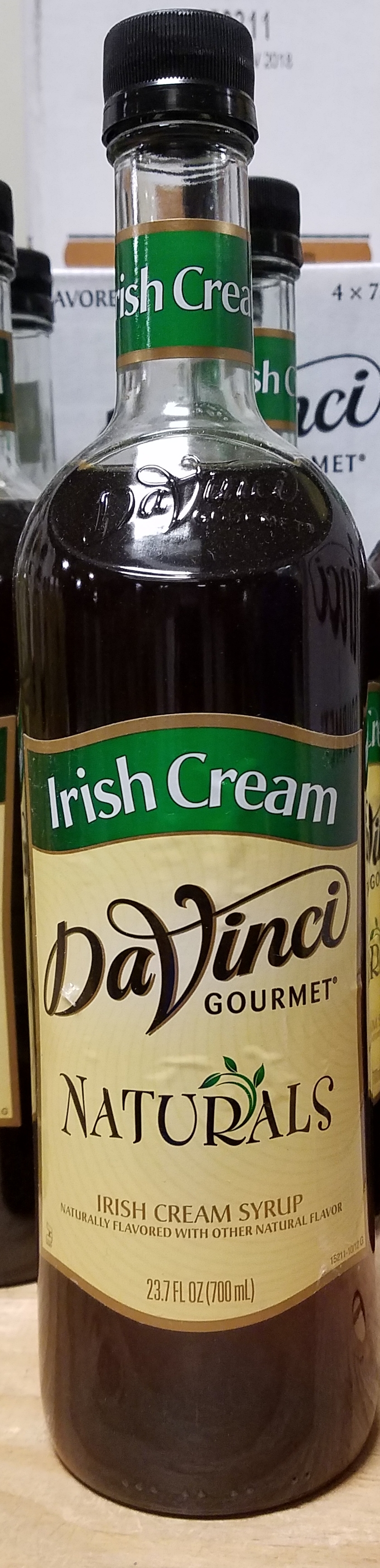DaVinci Natural Irish Cream 4/750ml - Sold by EA