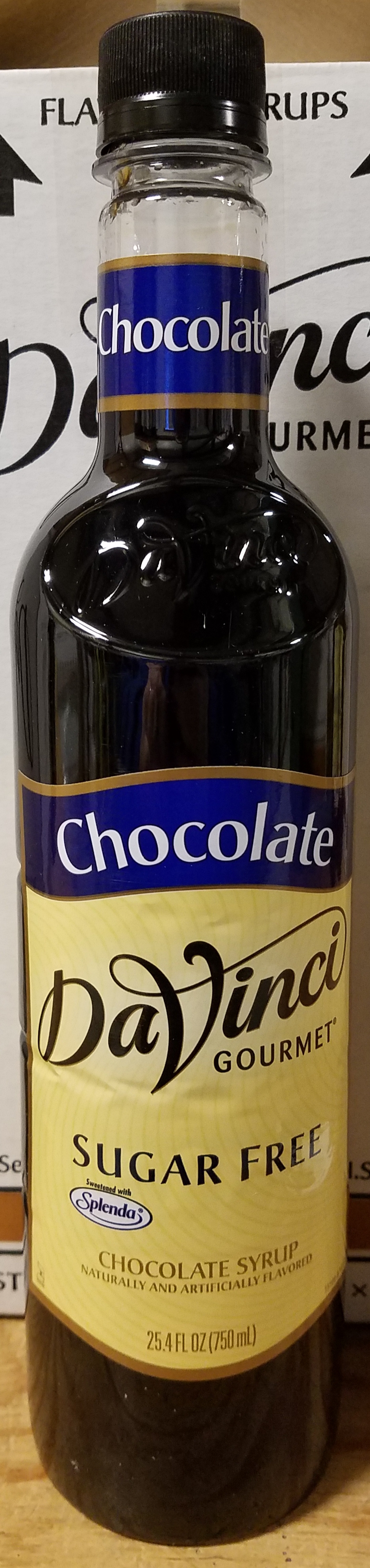 DaVinci SF Chocolate 4/750ml - Sold by EA
