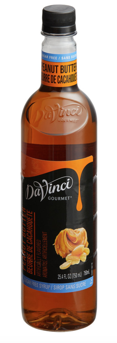 DaVinci SF Peanut Butter 4/750ml - Sold by EA
