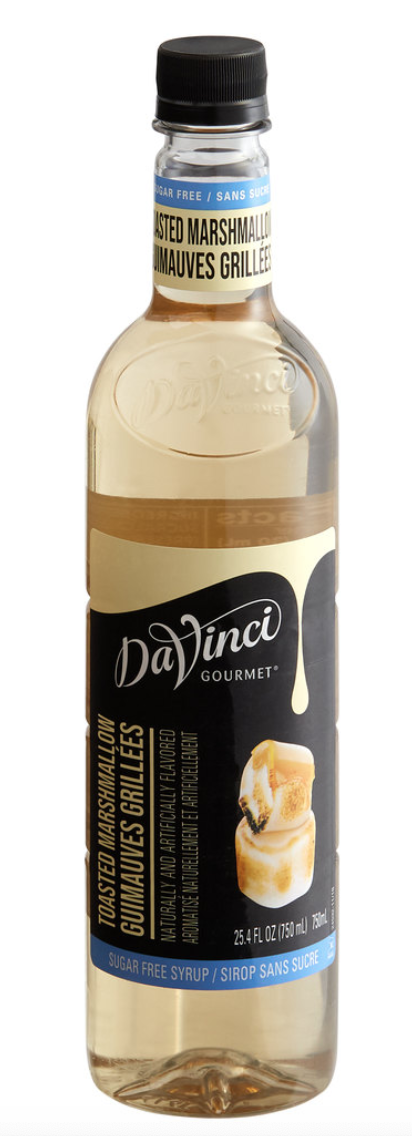 DaVinci SF Toasted Marshmallow 12/750ml (PET) - Sold by EA