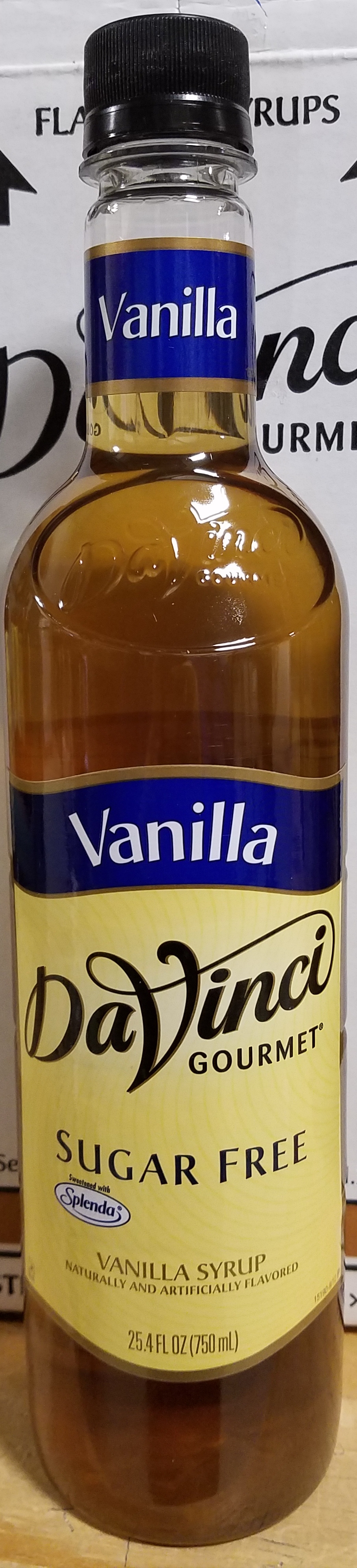 DaVinci SF Vanilla 4/750ml - Sold by EA