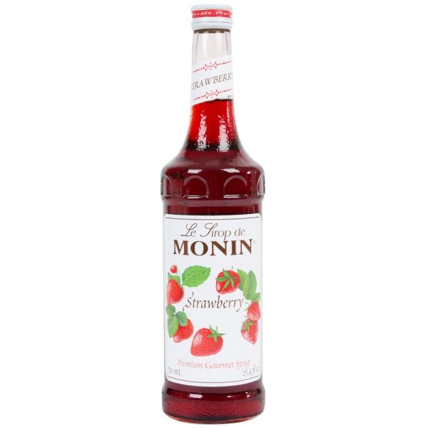 Monin Strawberry 12/750ml - Sold by EA - Click Image to Close