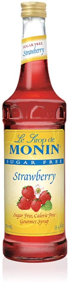 Monin SF Strawberry 12/750ml - Sold by EA