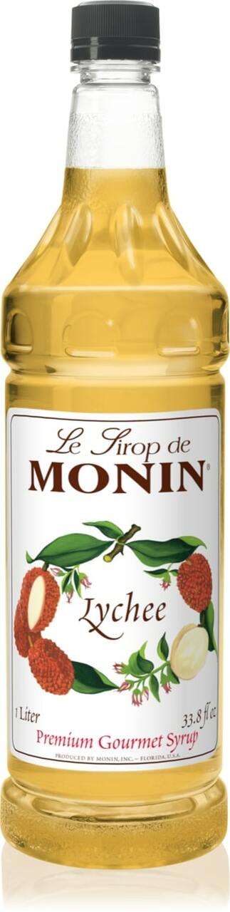 Monin Lychee 4/1 liter - Sold by EA