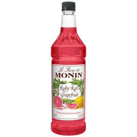 Monin Grapefruit Ruby Red 4/1L - Sold by EA