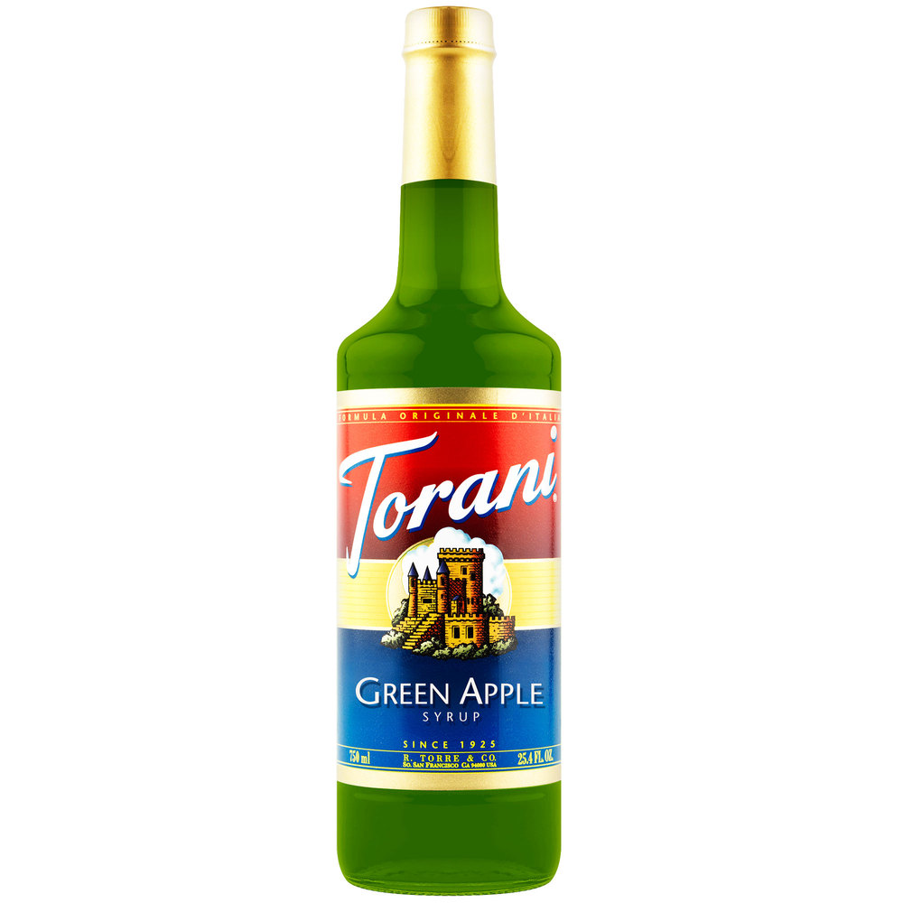 Torani Green Apple 12/750ml - Sold by EA