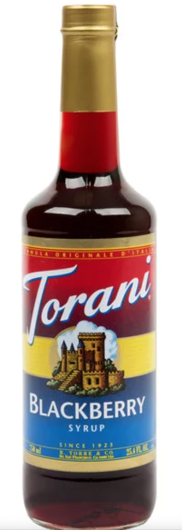 Torani Blackberry 4/750ml - Sold by EA - Click Image to Close