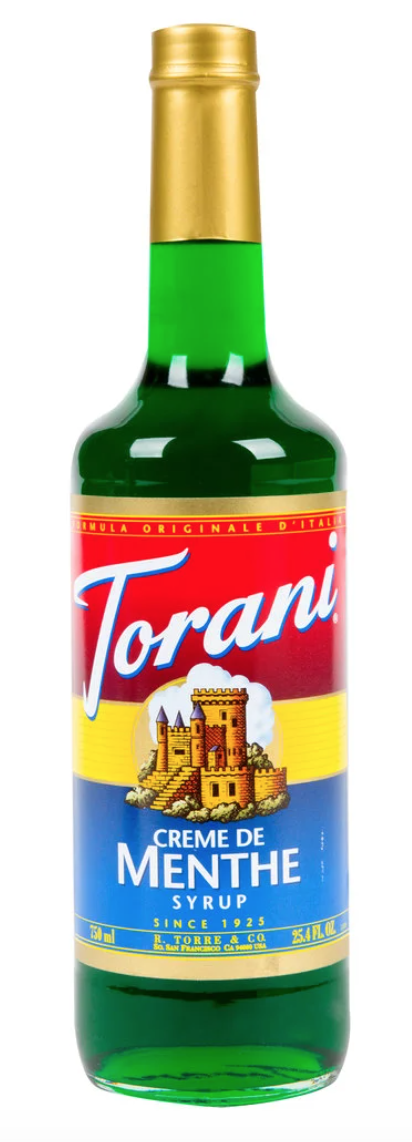 Torani Creme De Menthe 4/750ml - Sold by EA