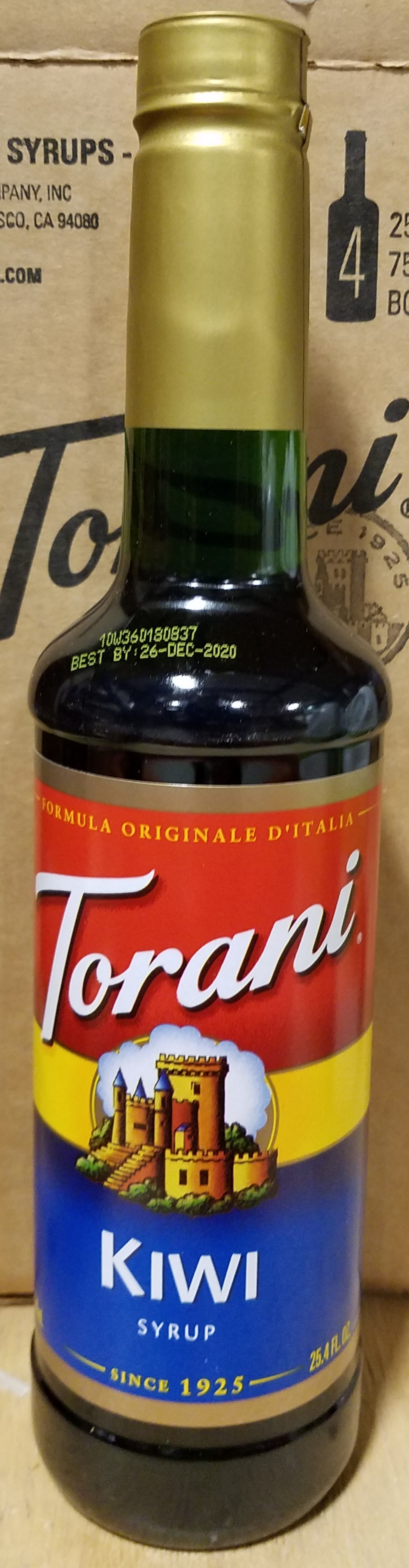 Torani Kiwi 4/750ml - Sold by EA