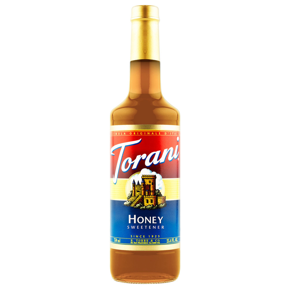 Torani Honey 4/750ml - Sold by EA - Click Image to Close