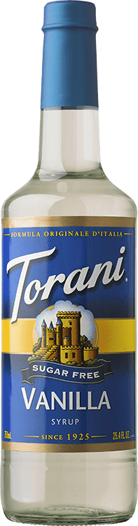 Torani SF Vanilla 4/750ml - Sold by EA