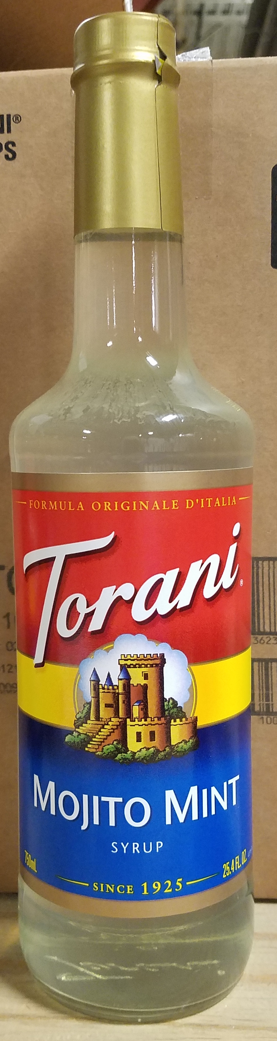 Torani Mojito Mint 12/750ml - Sold by EA - Click Image to Close