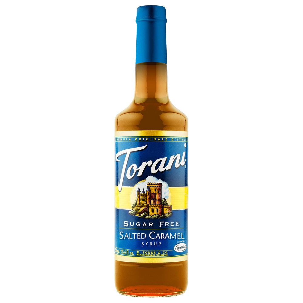 Torani SF Salted Caramel 12/750ml - Sold by EA