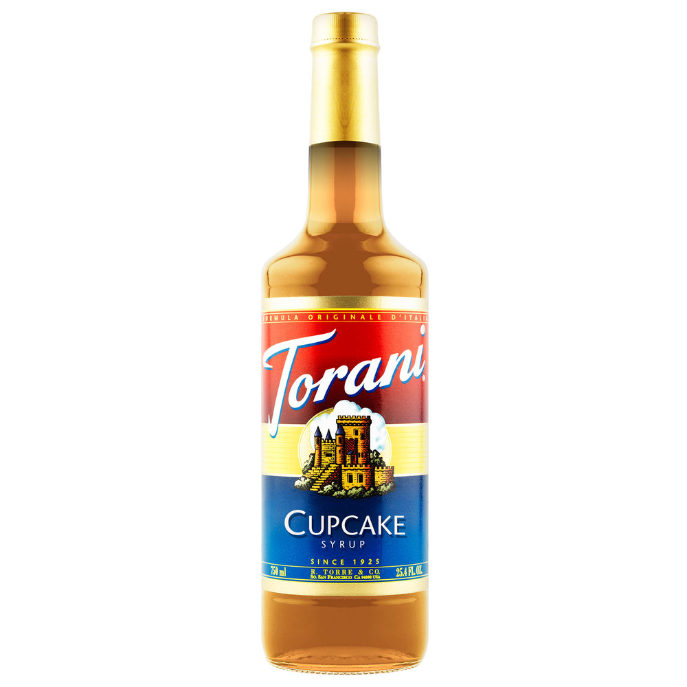 Torani Cupcake 12/750ml - Sold by EA