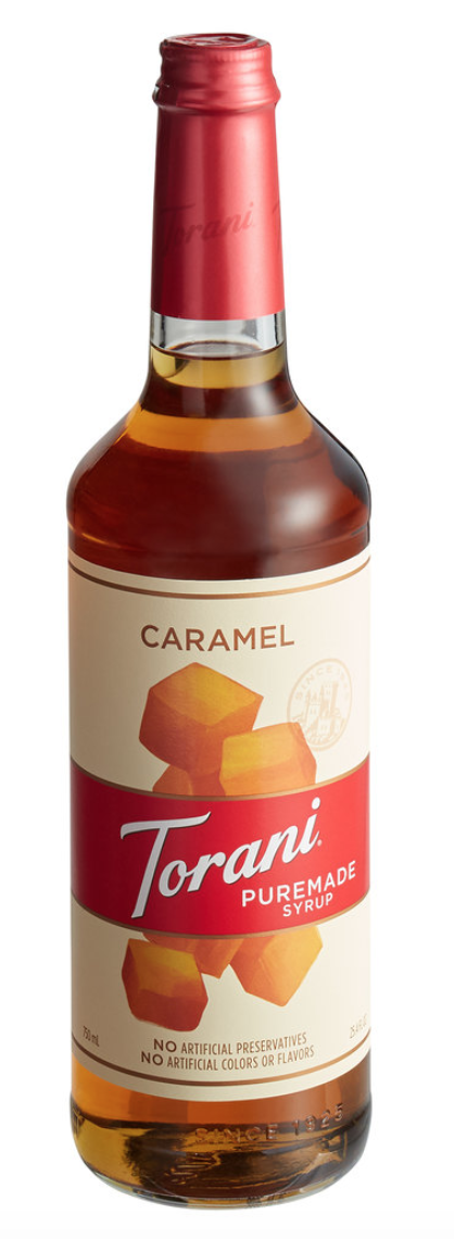 Torani Puremade Caramel Syrup 4/750ml - Sold by EA