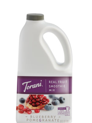 Torani Blueberry Pomegranate Real Fruit Smoothie 6/64oz - Sold by EA