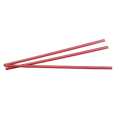 Straws 7.75in. Red Cocktail Stir #80 10/500 Ct - Sold by EA