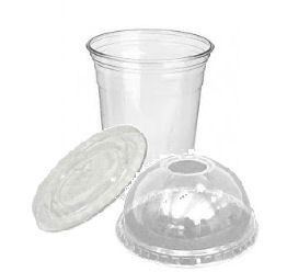 Lid Zegen Dome for 12-24oz Clear Cup 1000ct - Sold by PACK