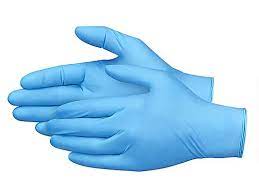 Gloves Blue Nitrile Medium 5/200ct - Sold by EA