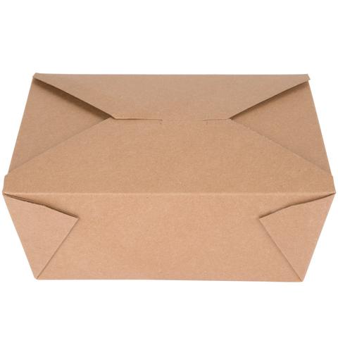Food Container #1 Eco-Box Kraft 450/cs - Sold by PACK - Click Image to Close