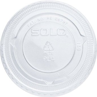 3.25oz Clear Souffle Cup Lid 2500ct - Sold by PACK