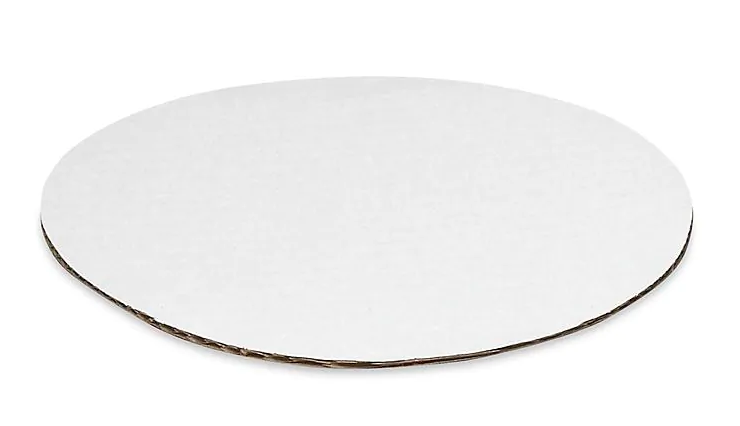 Circles 8in. Corrugated White 100ct - Sold by PACK - Click Image to Close